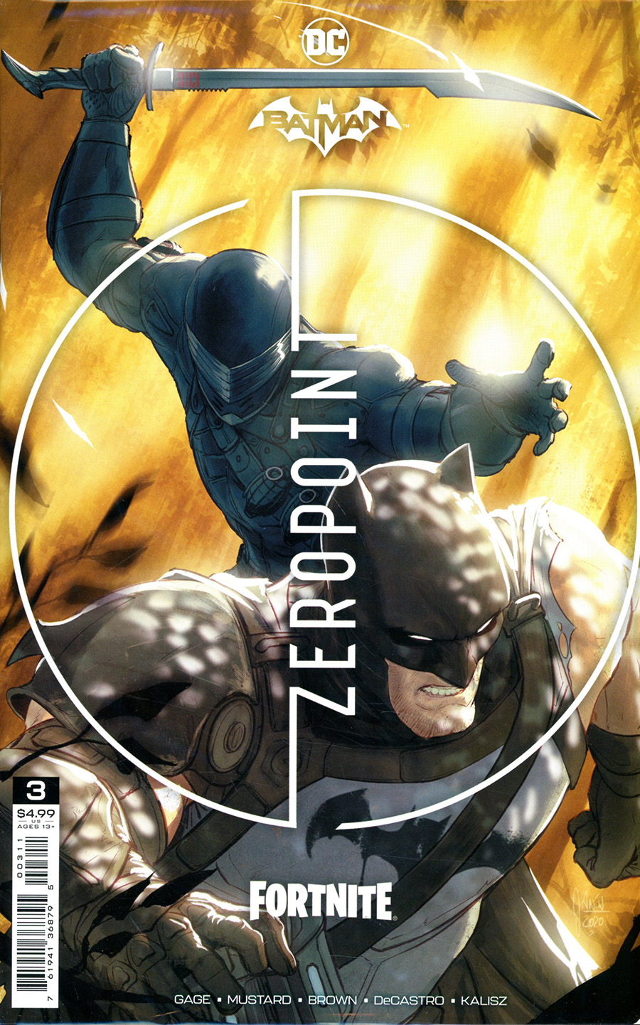 Batman Fortnite Zero Point #3 Cover A Regular Mikel Janin Cover