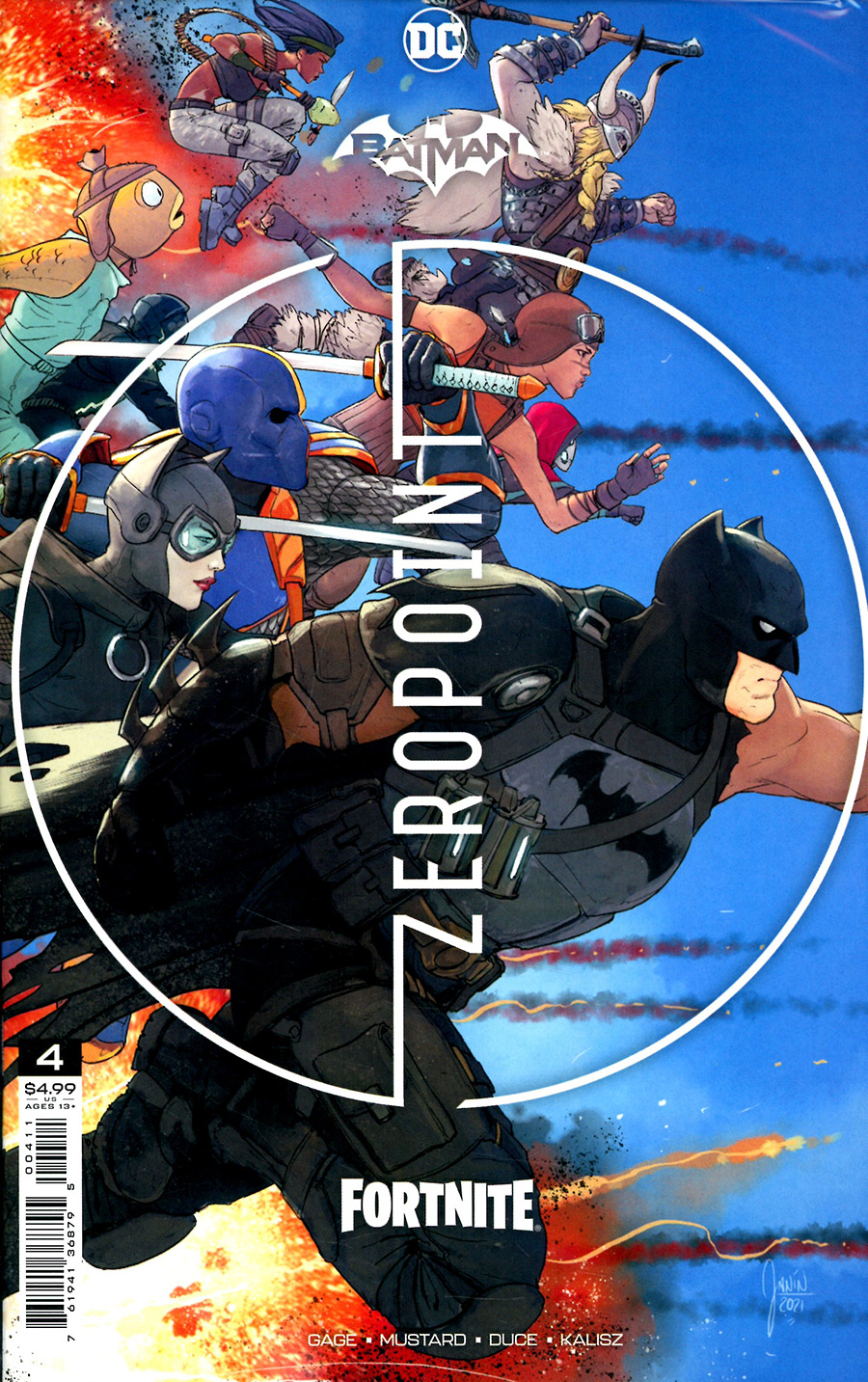 Batman Fortnite Zero Point #4 Cover A Regular Mikel Janin Cover