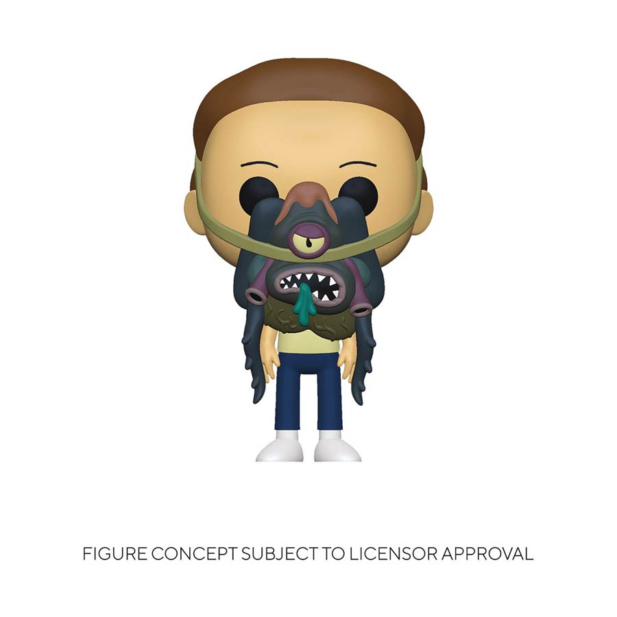 POP Animation Rick And Morty Morty With Glorzo Vinyl Figure