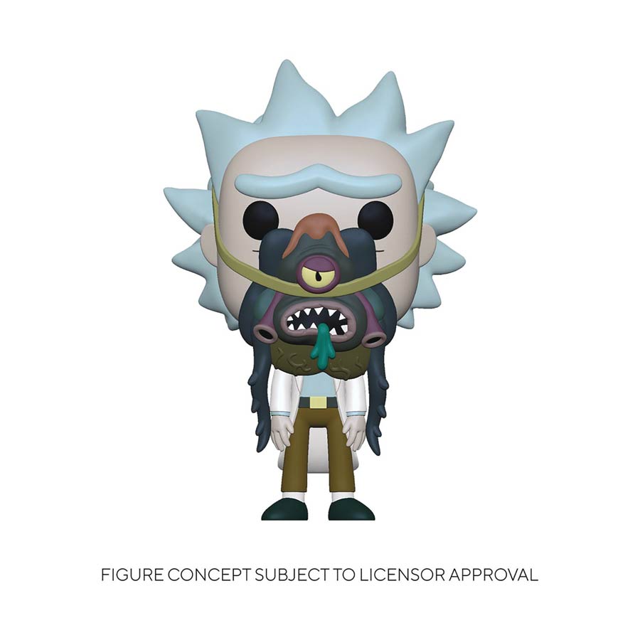 POP Animation Rick And Morty Rick With Glorzo Vinyl Figure