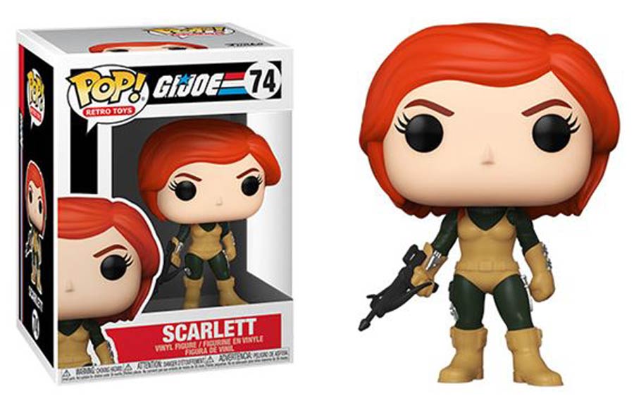 POP Vinyl GI Joe Scarlett Vinyl Figure