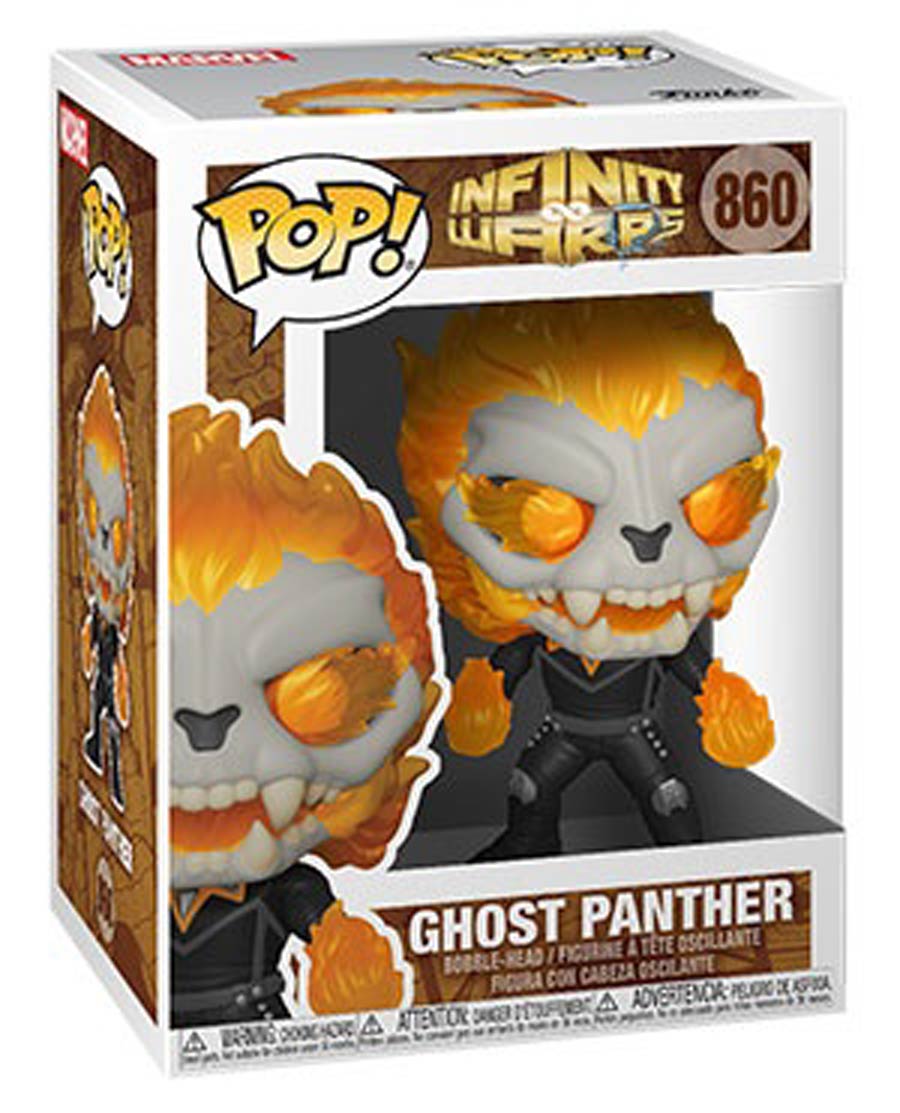 POP Marvel Infinity Warps Ghost Panther Vinyl Bobble Head
