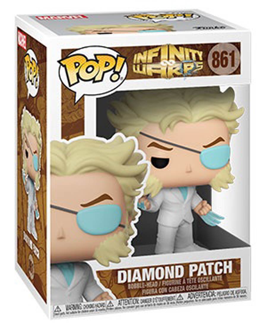 POP Marvel Infinity Warps Diamond Patch Vinyl Bobble Head
