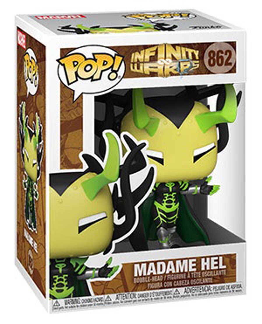 POP Marvel Infinity Warps Madame Hel Vinyl Bobble Head