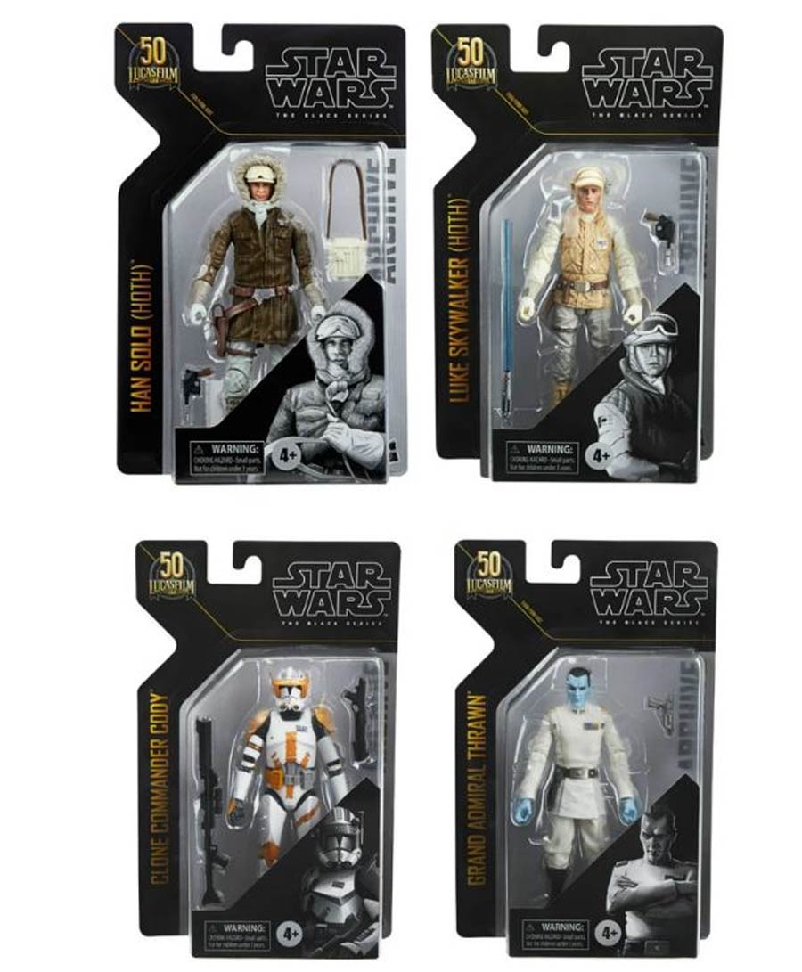 Star Wars Black Series Greatest Hits Archive 6-Inch 2021 Wave 1 Action Figure Assortment Case of 8 Figures