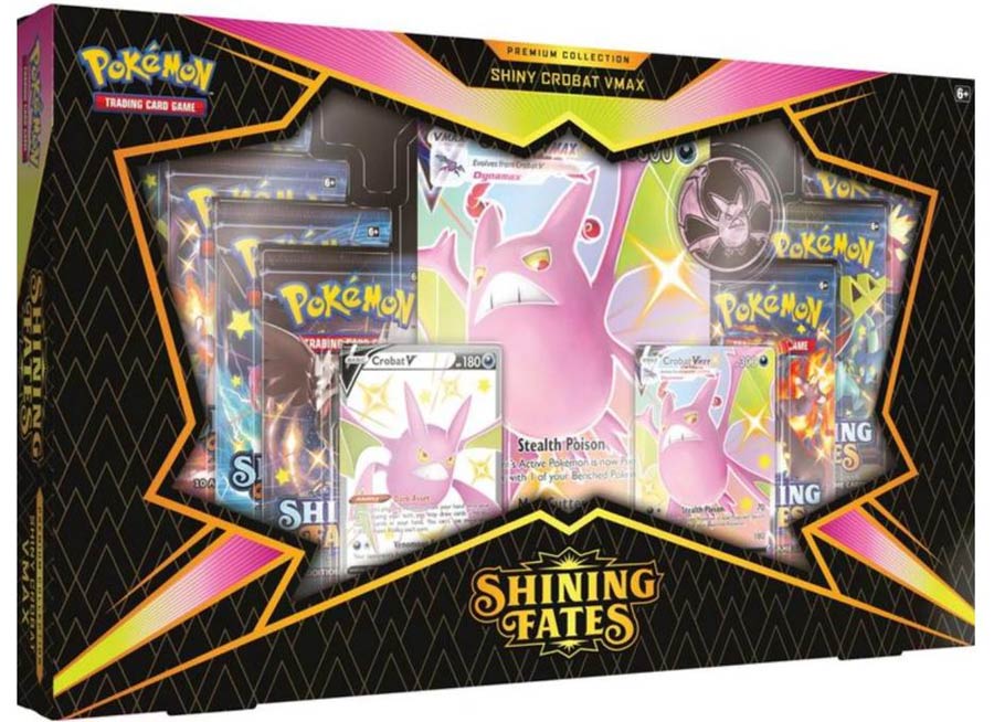 Pokemon Shining Fates Premium Collection - Shiny Crobat Vmax