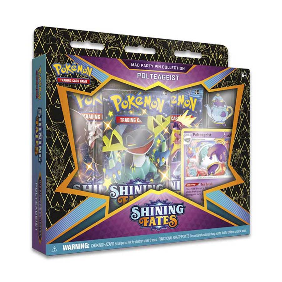 Pokemon Shining Fates Mad Party Pin Collection - Polteageist