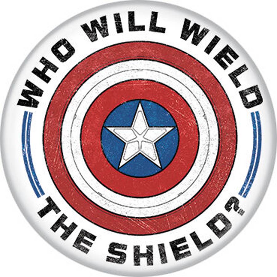 Falcon And The Winter Soldier 1.25-Inch Button - Who Will Wield The Shield (88359)