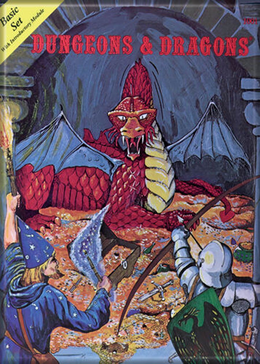 Dungeons & Dragons 2.5x3.5-Inch Magnet - Basic Set (73875DD)