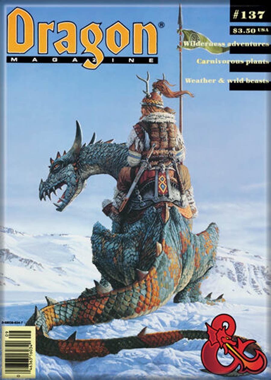 Dungeons & Dragons 2.5x3.5-Inch Magnet - Dungeon Magazine 137 (73876DD)