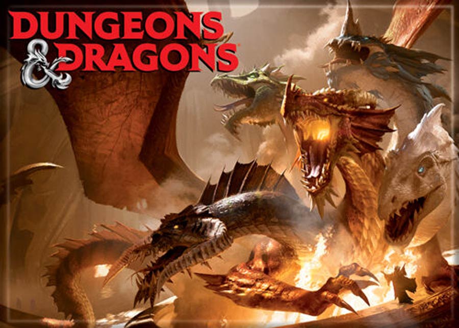 Dungeons & Dragons 2.5x3.5-Inch Magnet - Rise Tiamet (73889DD)