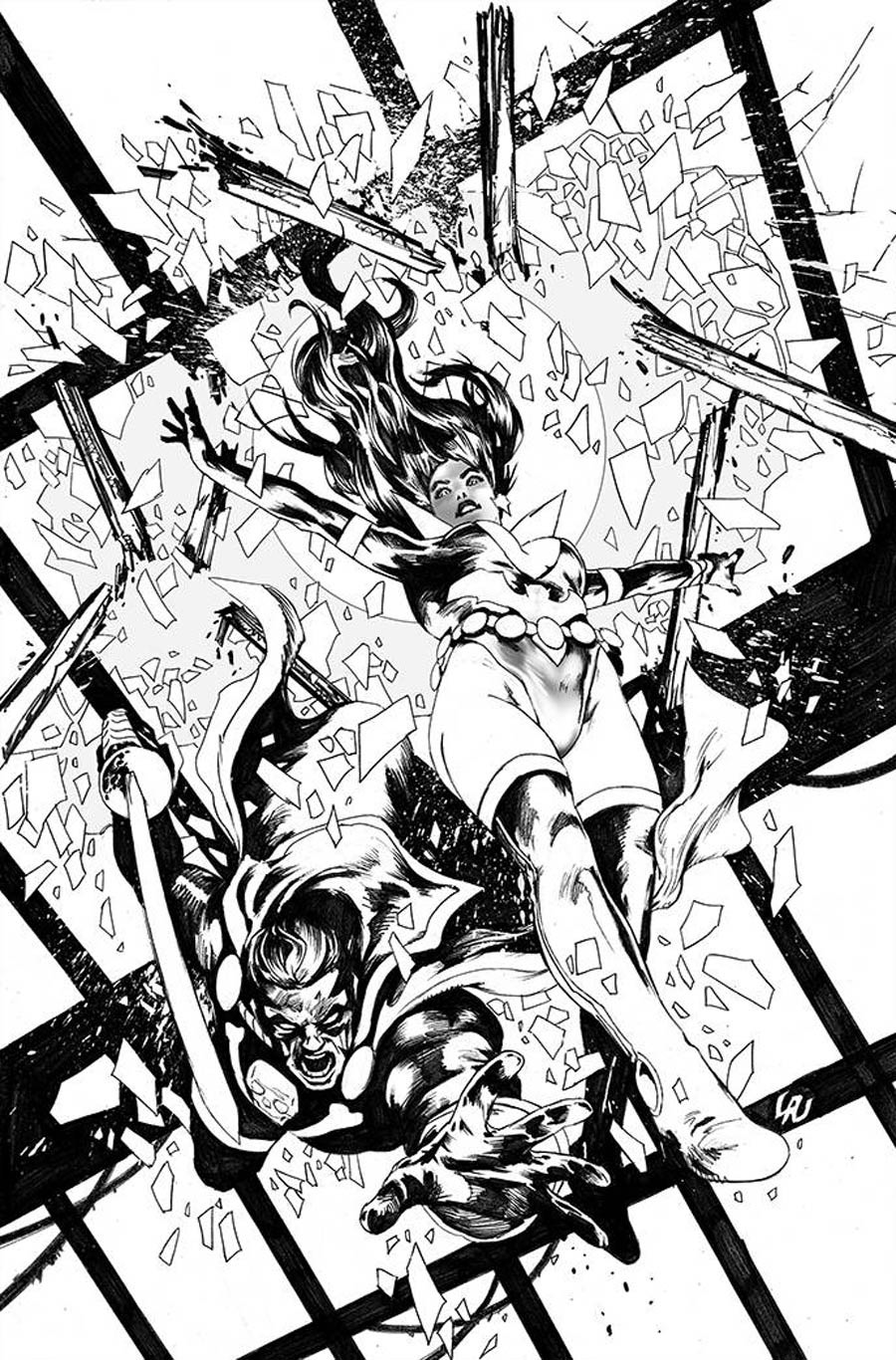 Vampirella The Dark Powers #4 Cover F Incentive Jonathan Lau Black & White Virgin Cover