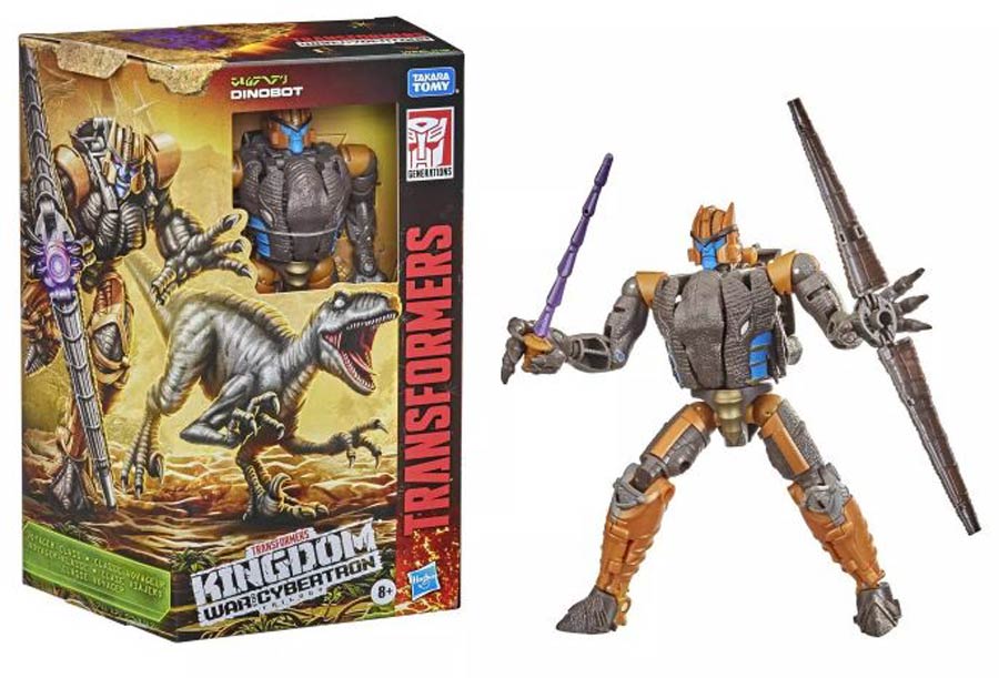 Transformers Generations War For Cybertron Kingdom Voyager Class Action Figure - WFC-K18 Dinobot