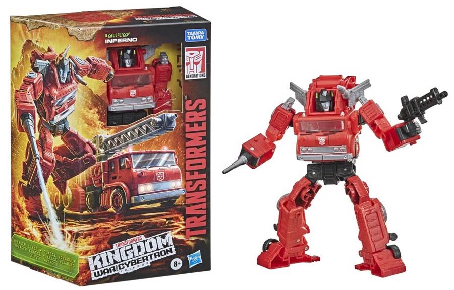 Transformers Generations War For Cybertron Kingdom Voyager Class Action Figure - WFC-K19 Inferno