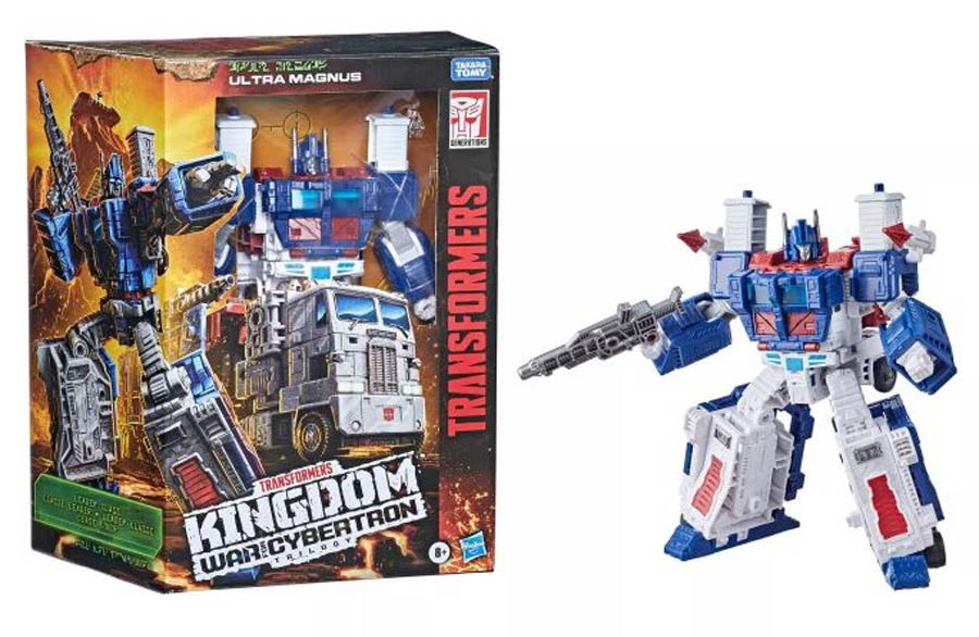 Transformers Generations War For Cybertron Kingdom Leader Class Action Figure - WFC-K20 Ultra Magnus