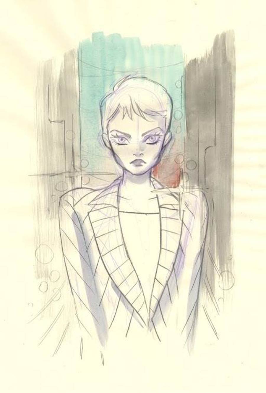 Blade Runner Origins #2 Cover E Variant Peach Momoko Sketch Cover