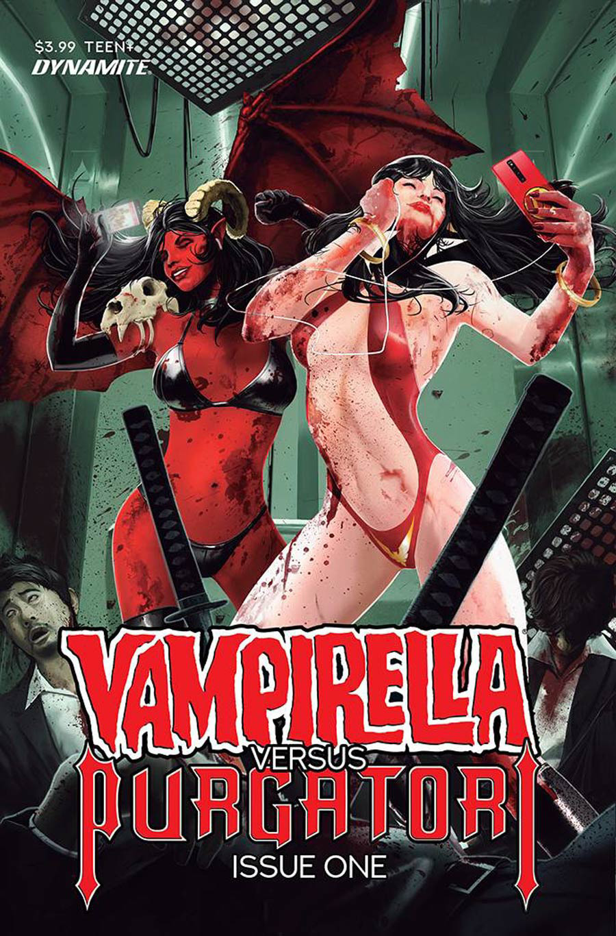 Vampirella vs Purgatori #1 Cover H Variant Daniel Maine Cover