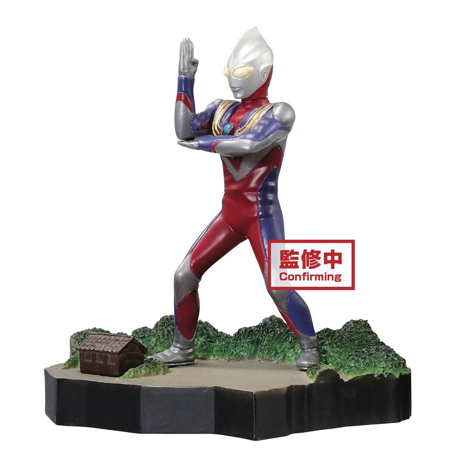 Ultraman Tiga Special Effects Stagement Ultraman Tiga #49 The Ultra Star Ultraman Tiga Multi-Type Figure