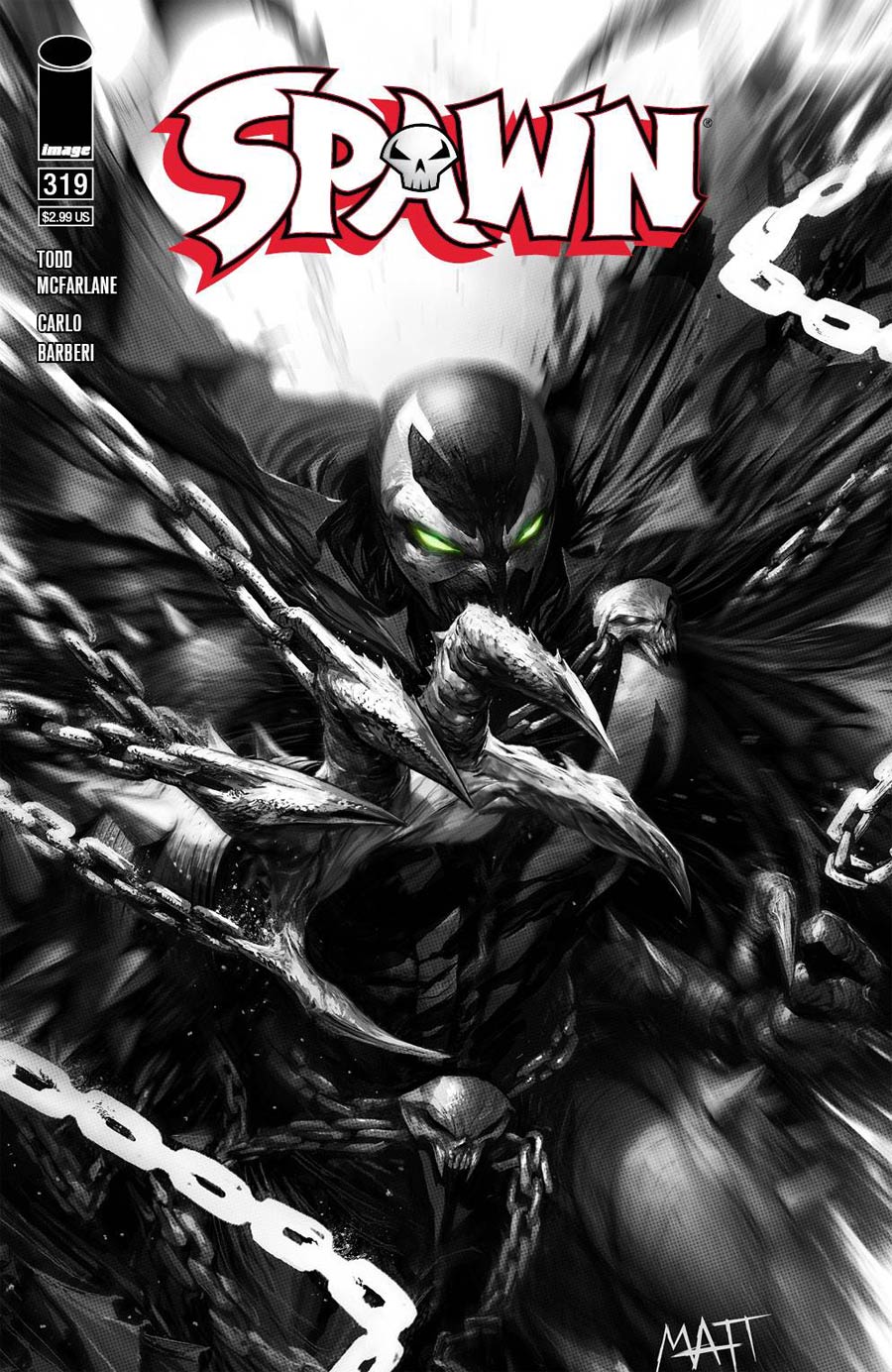 Spawn #319 Cover C Variant Francesco Mattina Cover (Limit 1 Per Customer)