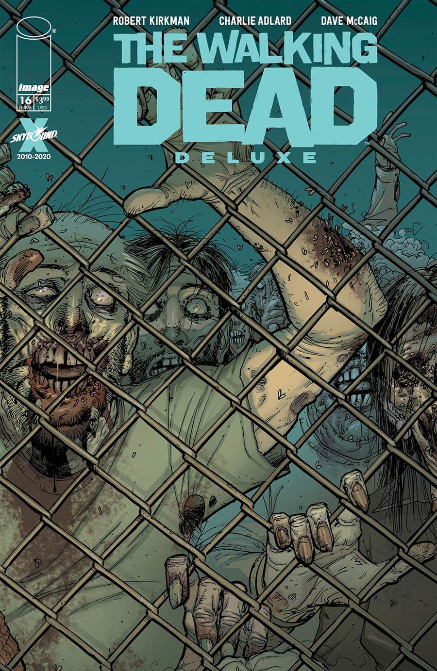 Walking Dead Deluxe #16 Cover B Variant Tony Moore & Dave McCaig Cover