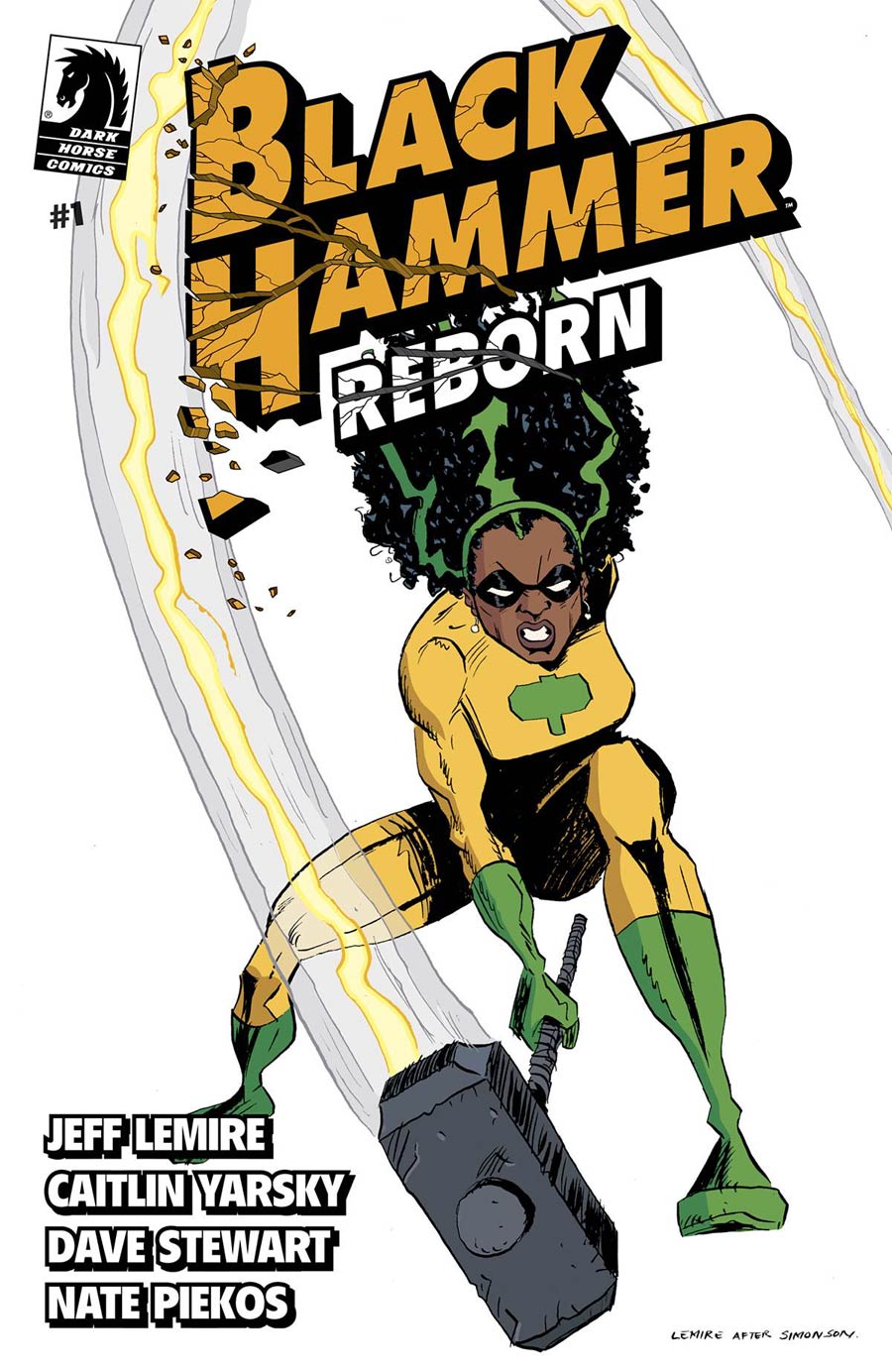 Black Hammer Reborn #1 Cover B Variant Jeff Lemire Cover