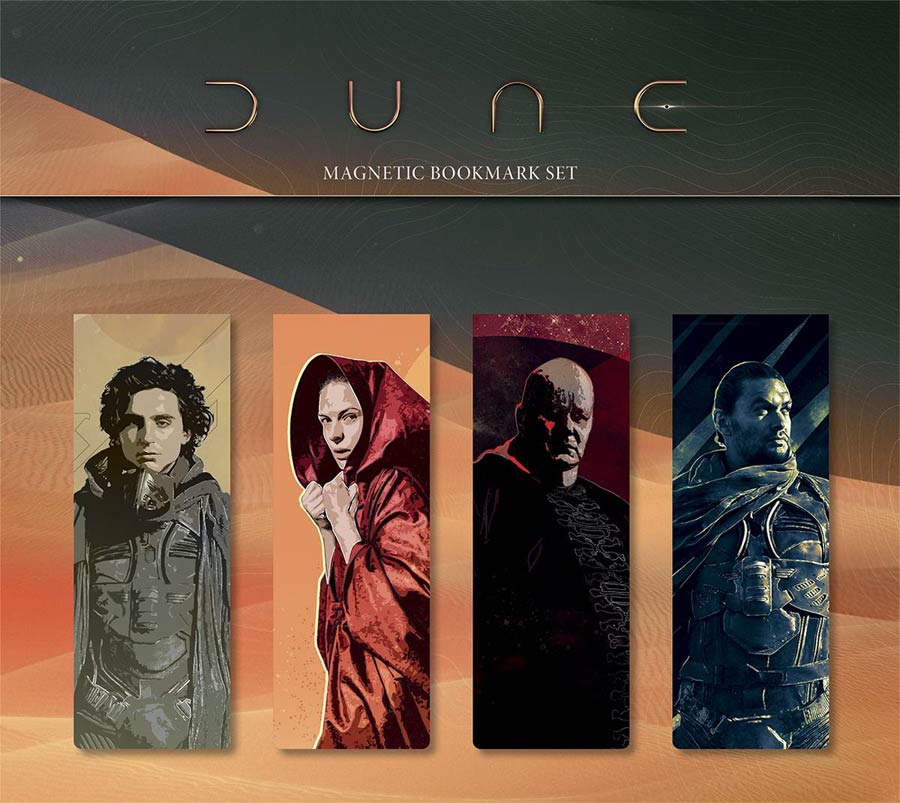 Dune (2021 Movie) Magnetic Bookmark Set #1