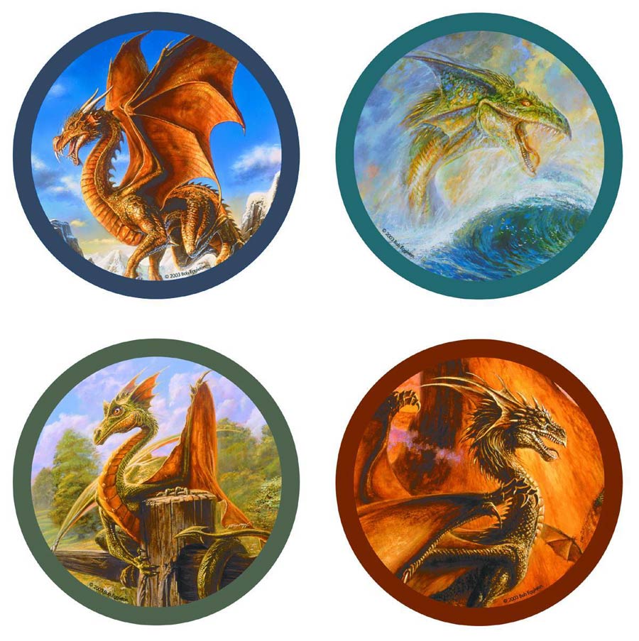 Bob Eggleton Dragons Coaster Set