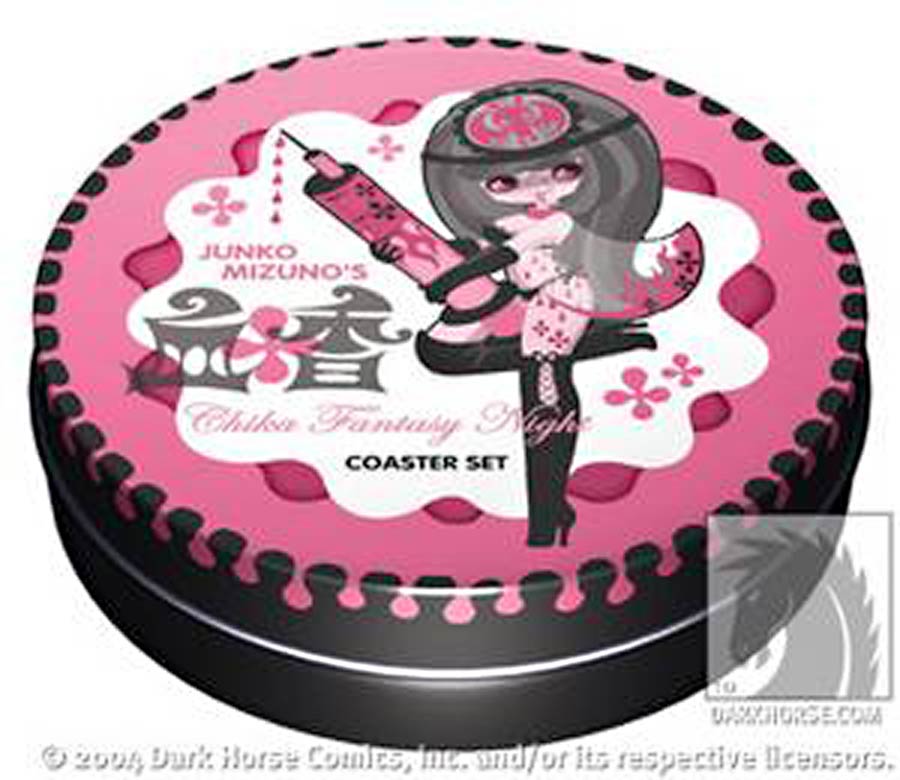 Junko Mizuno Chika Fantasy Night Coaster Set