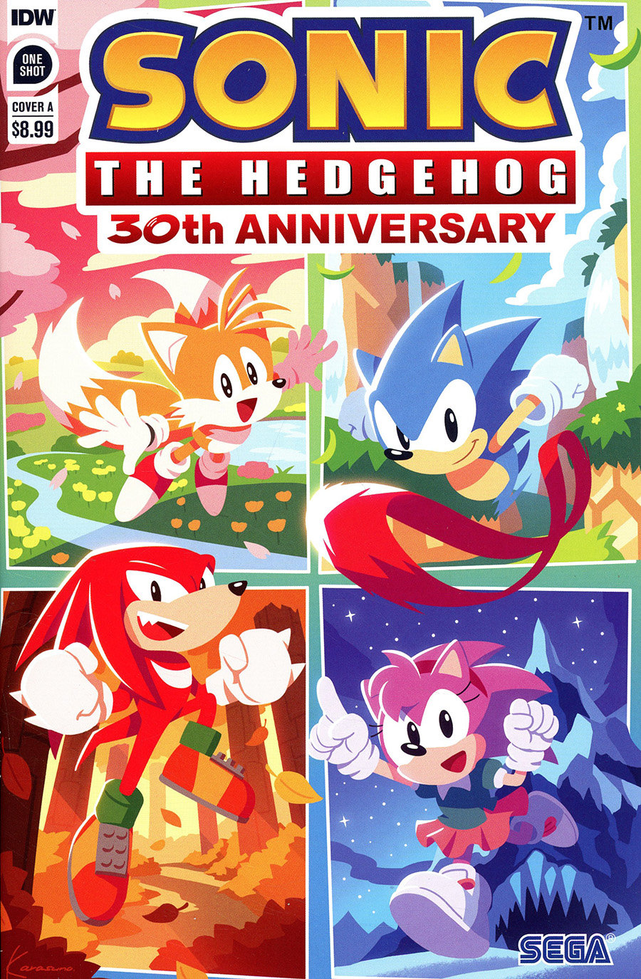 Sonic The Hedgehog 30th Anniversary Special Cover A Regular Sonic Team Cover