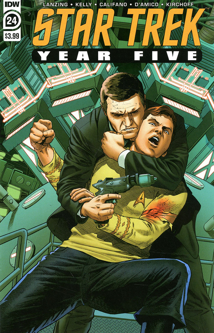 Star Trek Year Five #24 Cover A Regular Stephen Thompson Cover