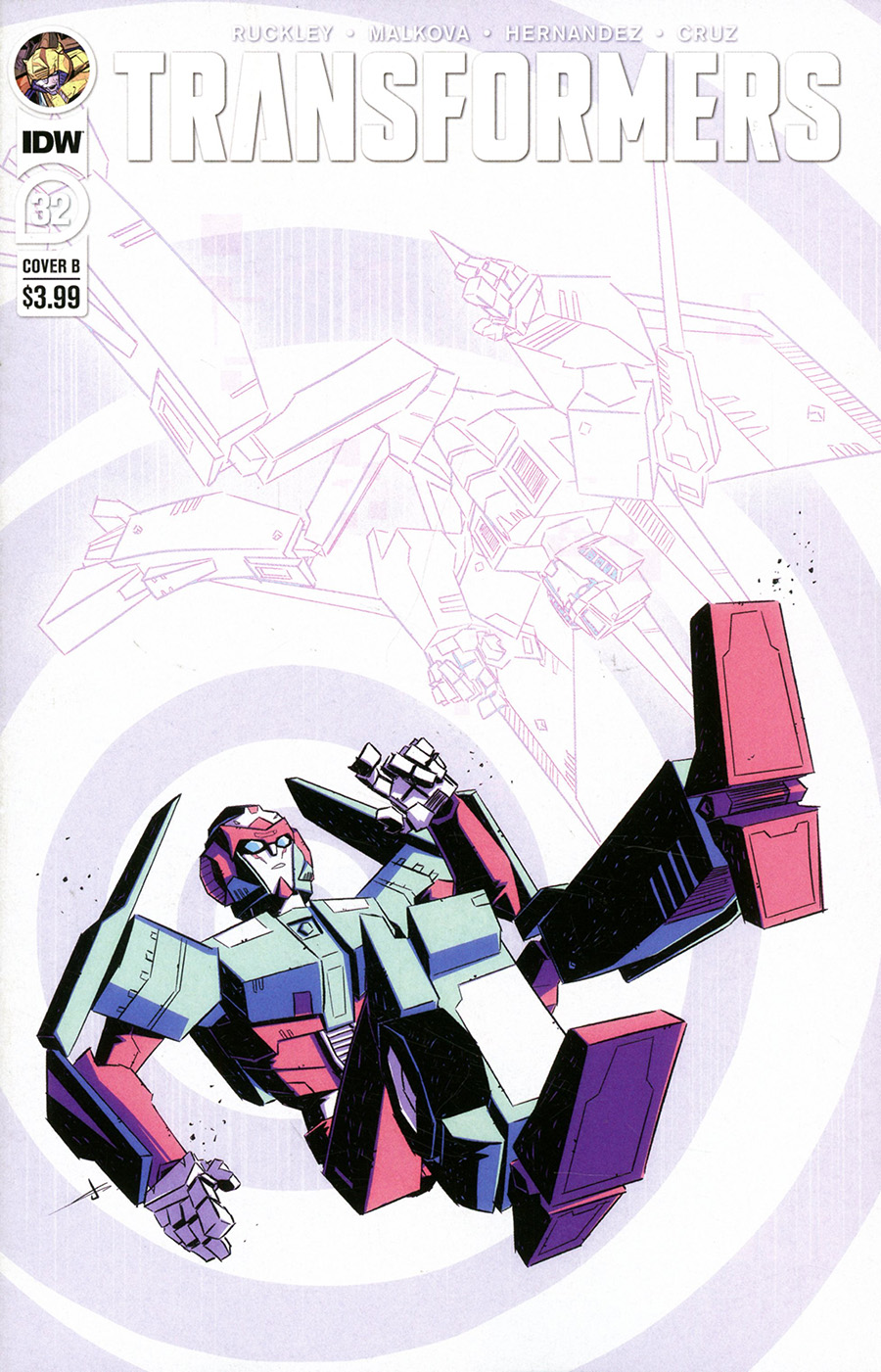 Transformers Vol 4 #32 Cover B Variant Josh Burcham Cover