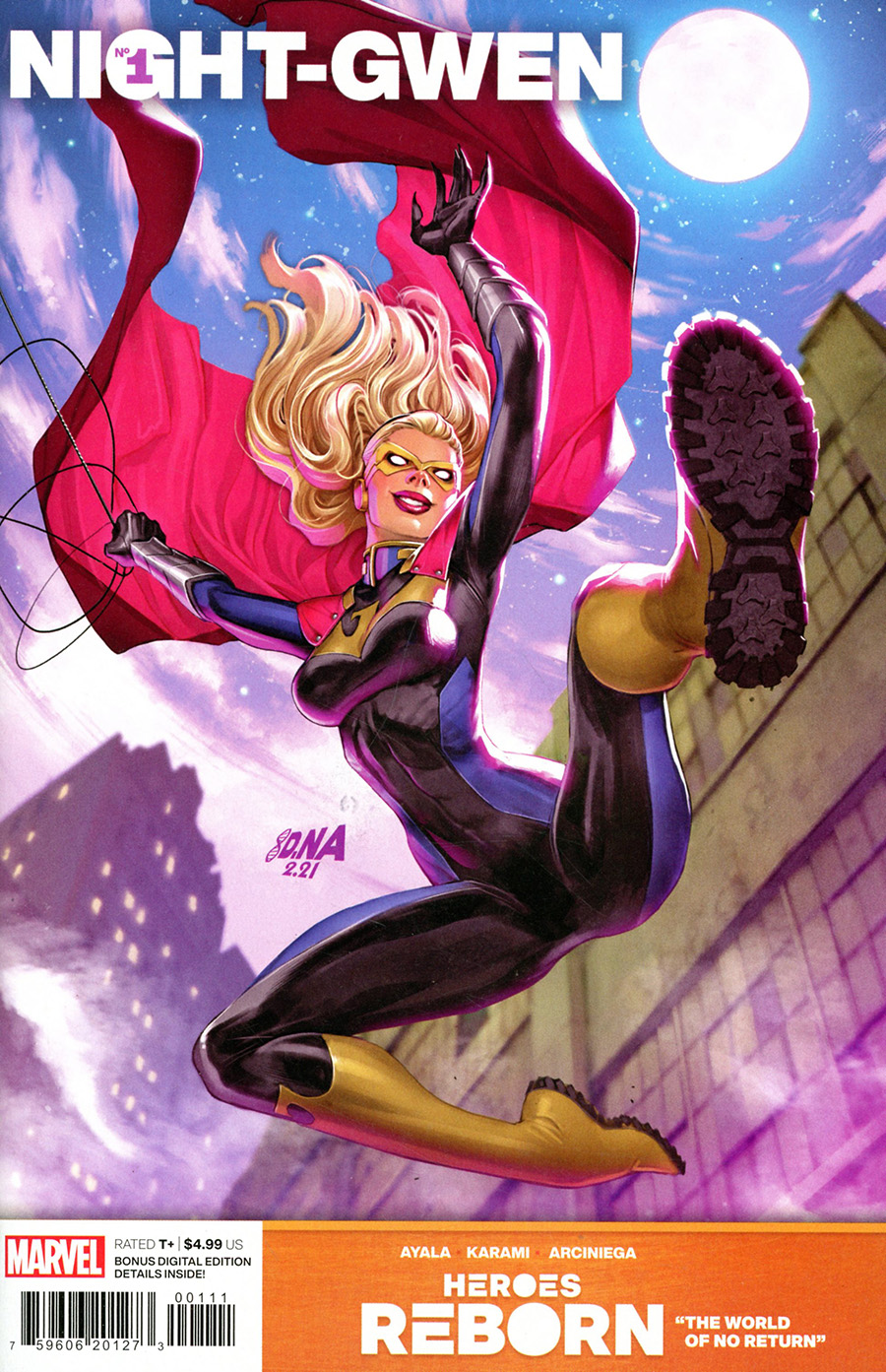 Heroes Reborn Night-Gwen #1 (One Shot) Cover A Regular David Nakayama Cover