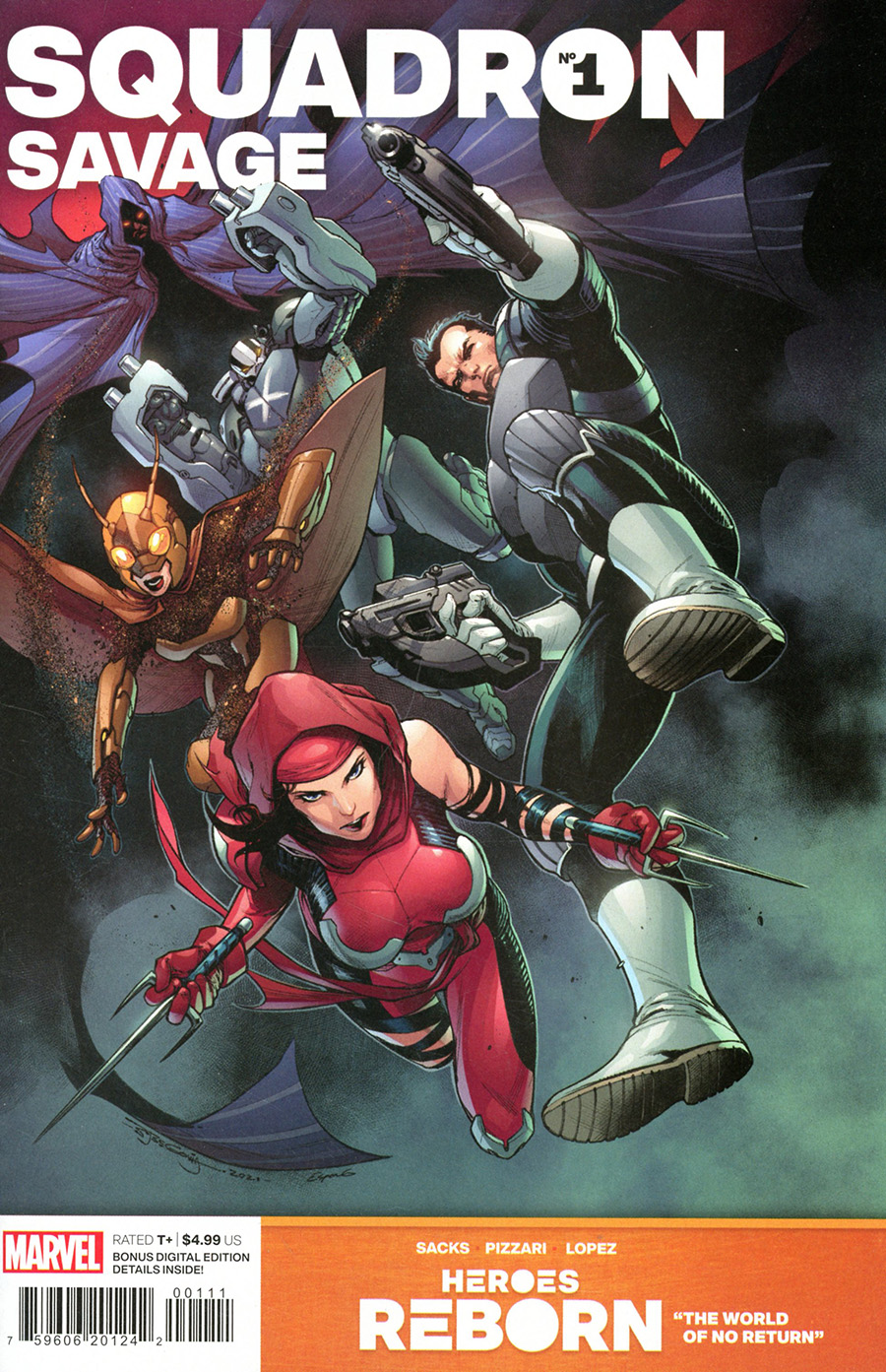 Heroes Reborn Squadron Savage #1 (One Shot) Cover A Regular Stephen Segovia Cover