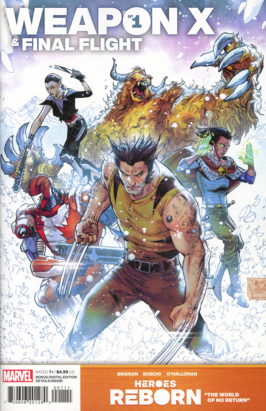 Heroes Reborn Weapon X And Final Flight #1 (One Shot) Cover A Regular Tony Daniel Cover