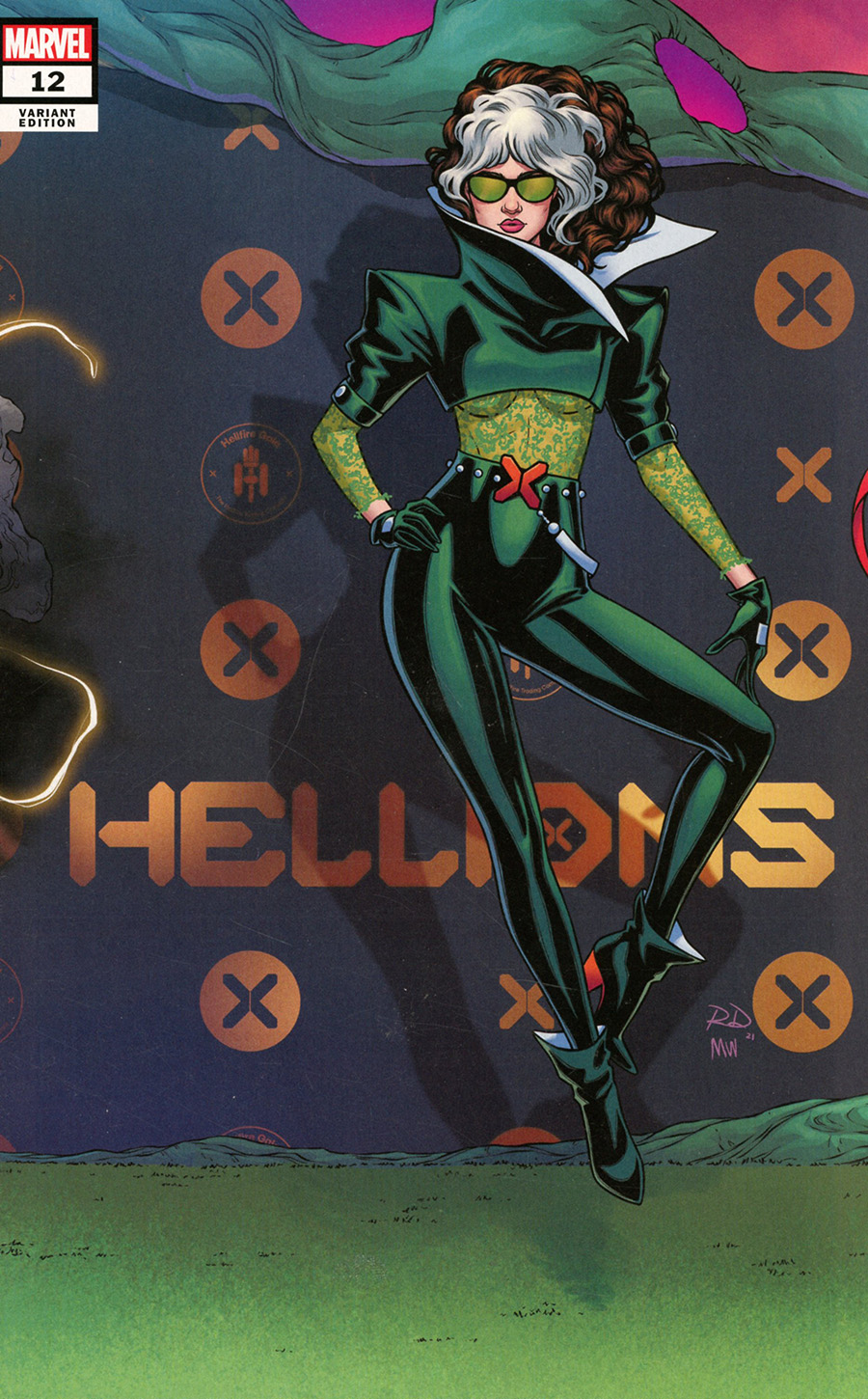 Hellions #12 Cover B Variant Russell Dauterman Connecting Cover (Hellfire Gala Tie-In)