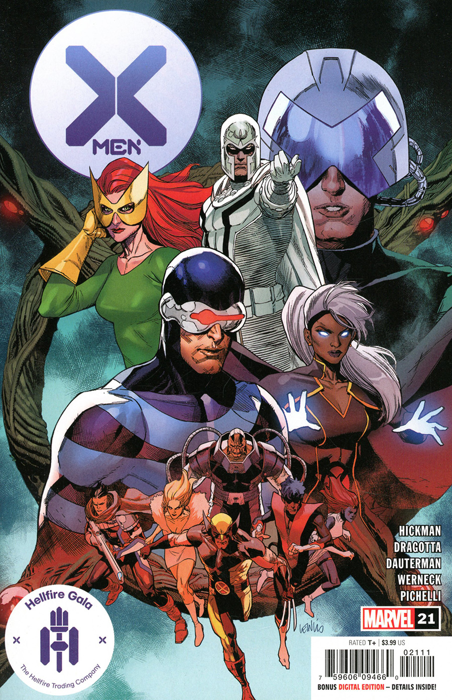 X-Men Vol 5 #21 Cover A Regular Leinil Francis Yu Cover (Hellfire Gala Tie-In)