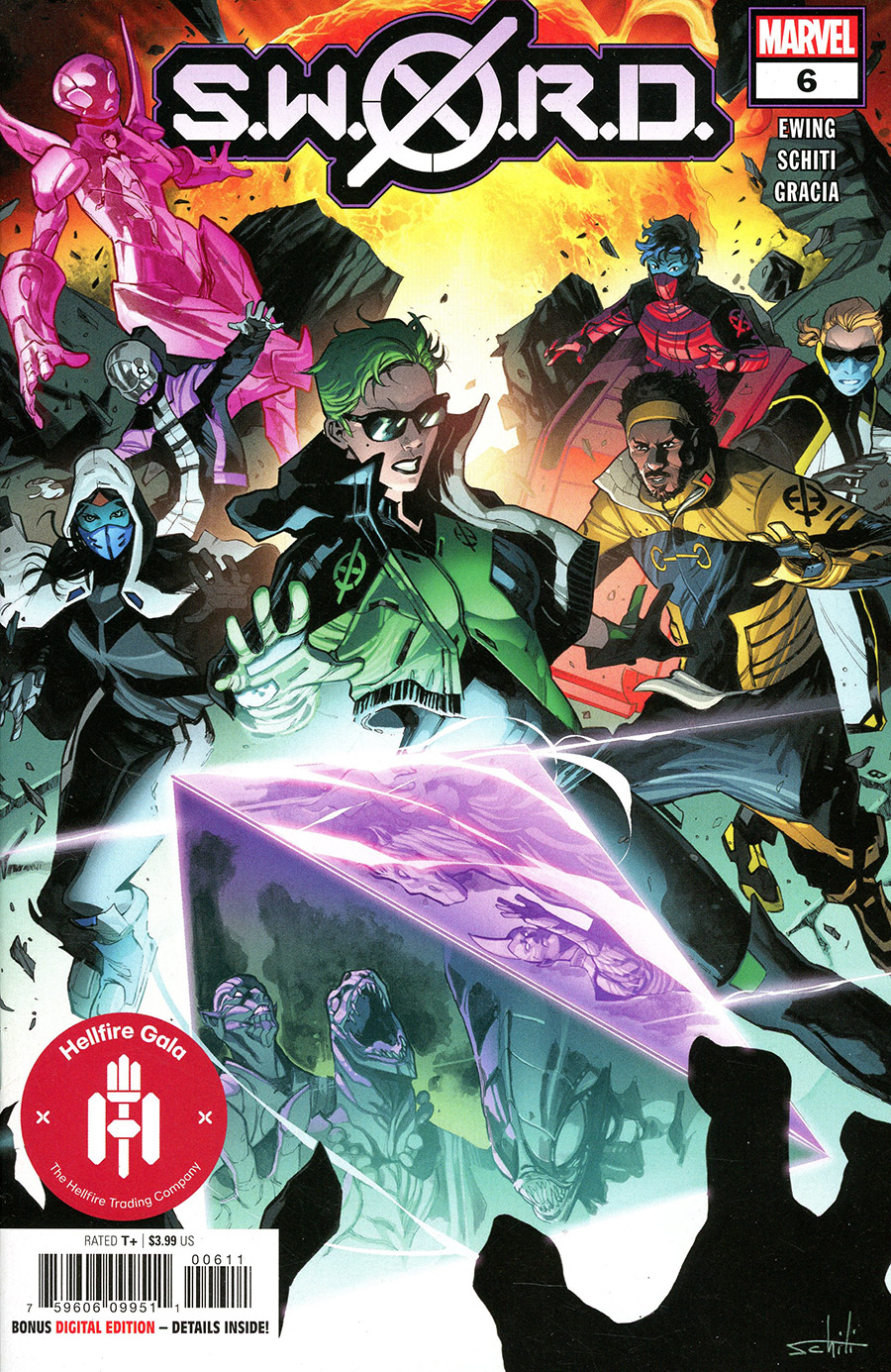 S.W.O.R.D. Vol 2 #6 Cover A Regular Valerio Schiti Cover (Hellfire Gala Tie-In)