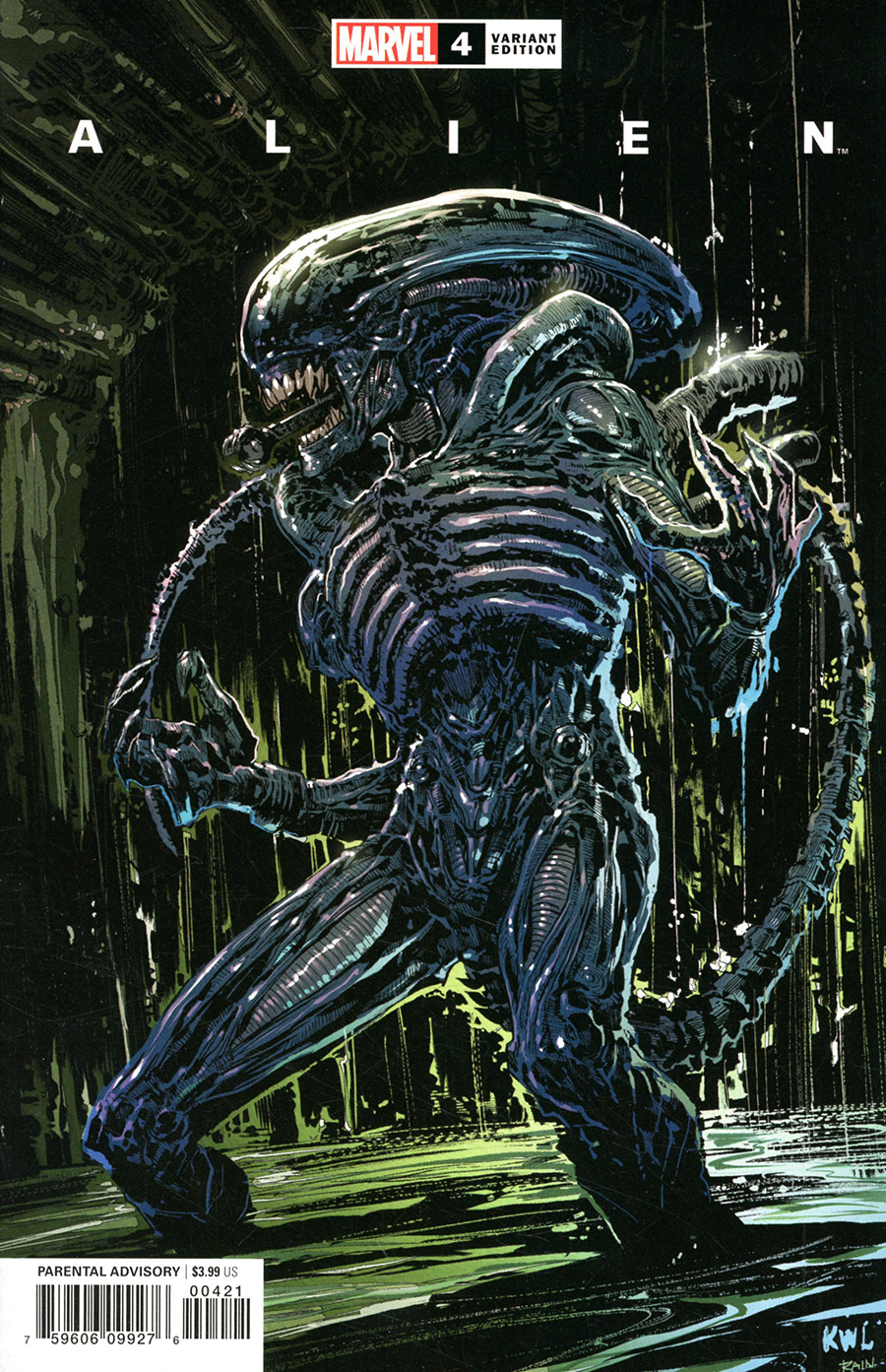 Alien #4 Cover B Variant Ken Lashley Cover