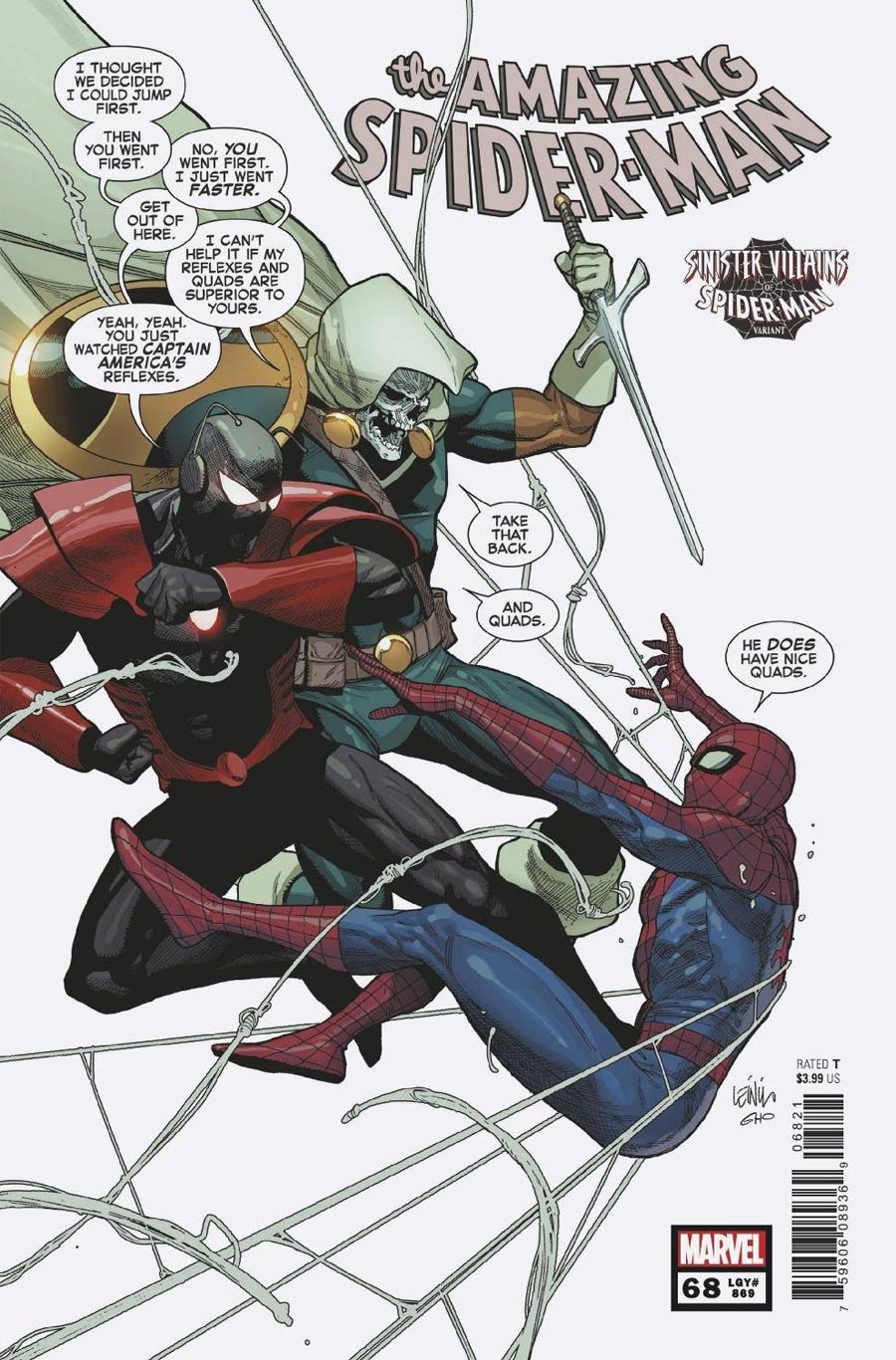 Amazing Spider-Man Vol 5 #68 Cover B Variant Leinil Francis Yu Spider-Man Villains Cover