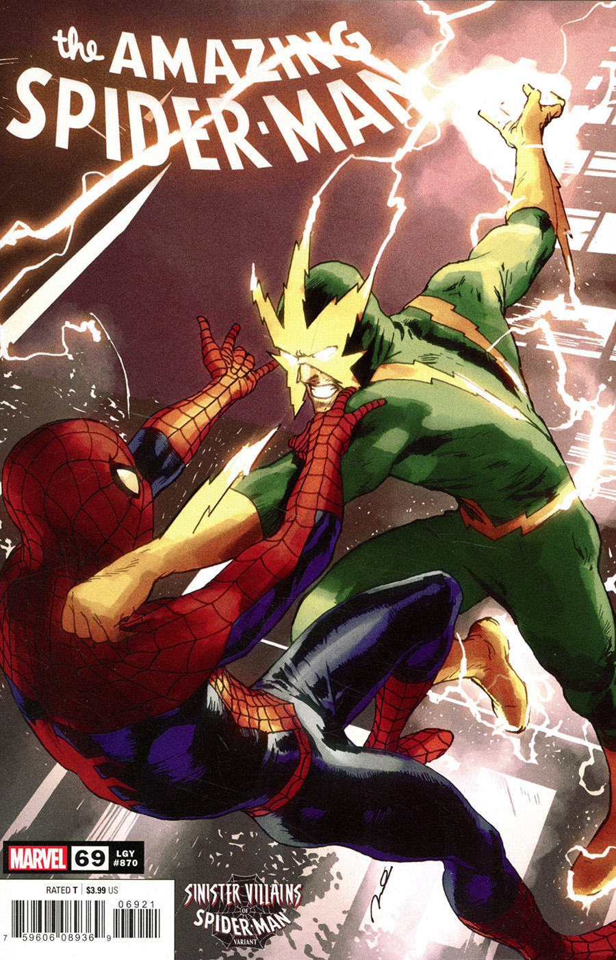 Amazing Spider-Man Vol 5 #69 Cover B Variant Gerald Parel Spider-Man Villains Cover