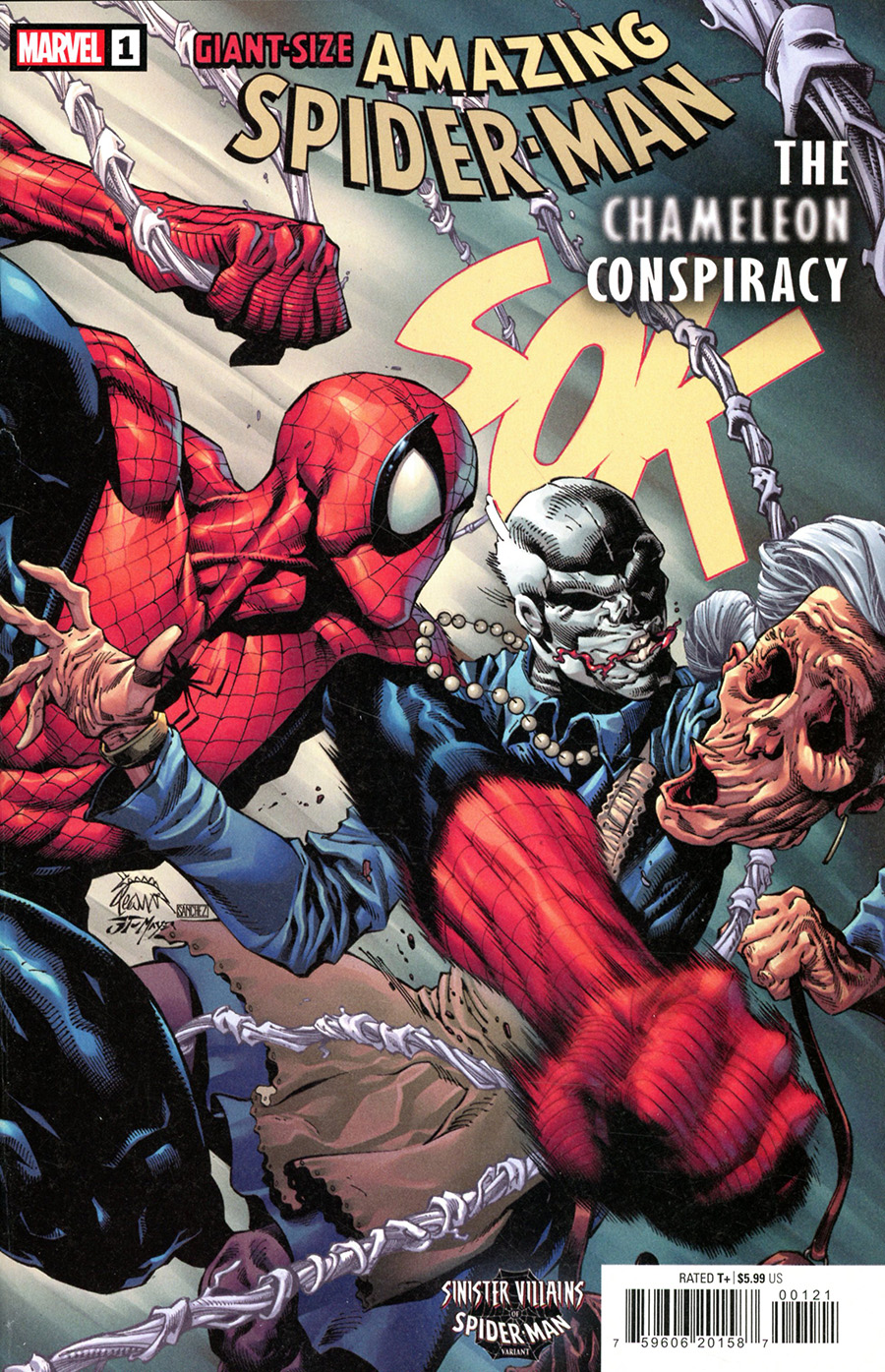 Giant-Size Amazing Spider-Man Chameleon Conspiracy #1 (One Shot) Cover B Variant Ryan Stegman Spider-Man Villains Cover