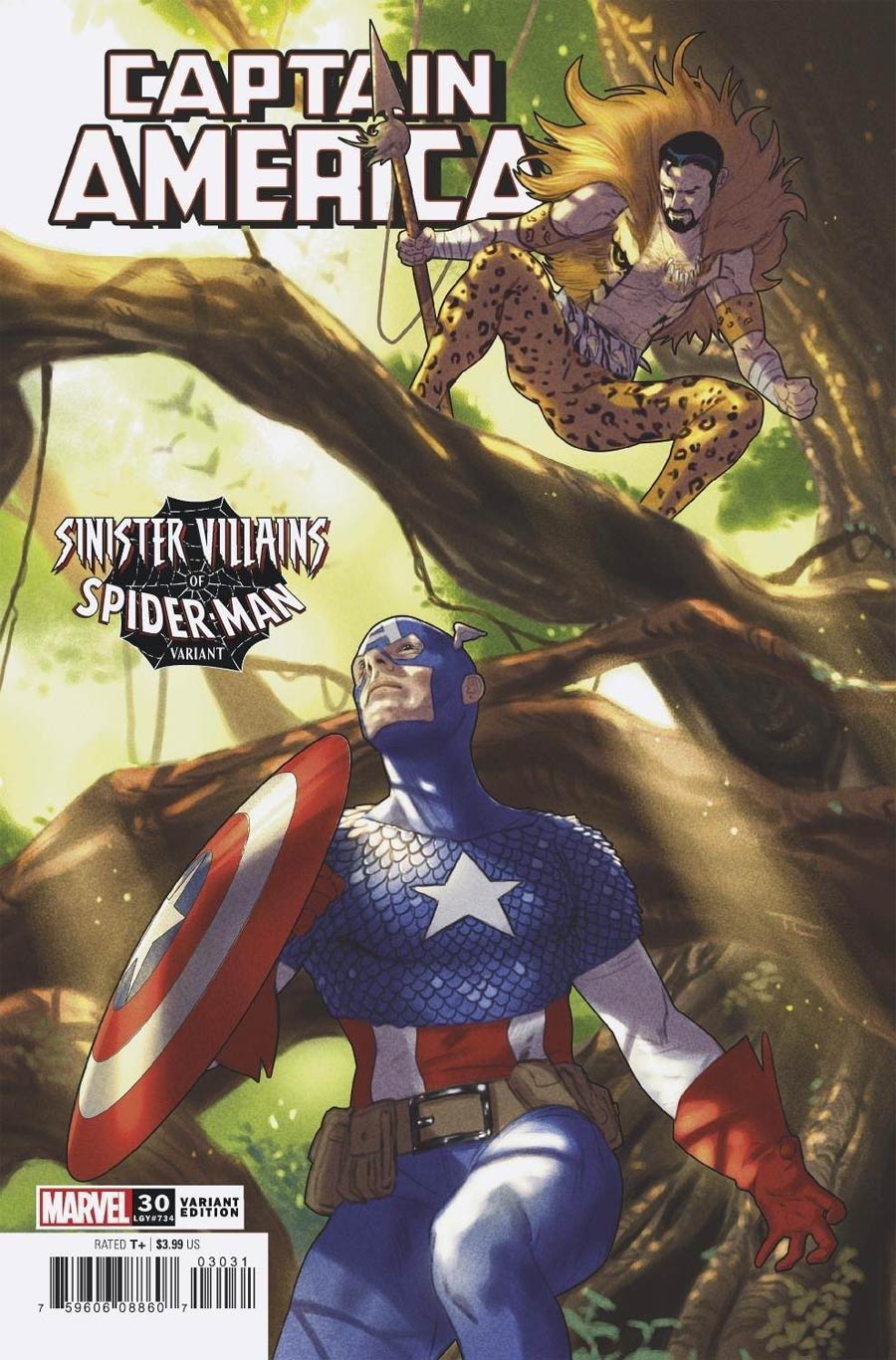 Captain America Vol 9 #30 Cover B Variant Taurin Clarke Spider-Man Villains Cover