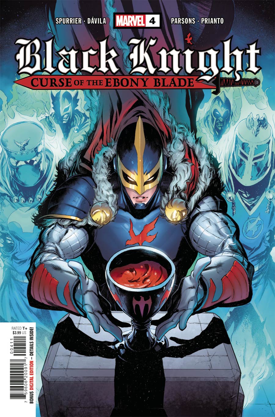 Black Knight Curse Of The Ebony Blade #4 Cover A Regular Iban Coello Cover