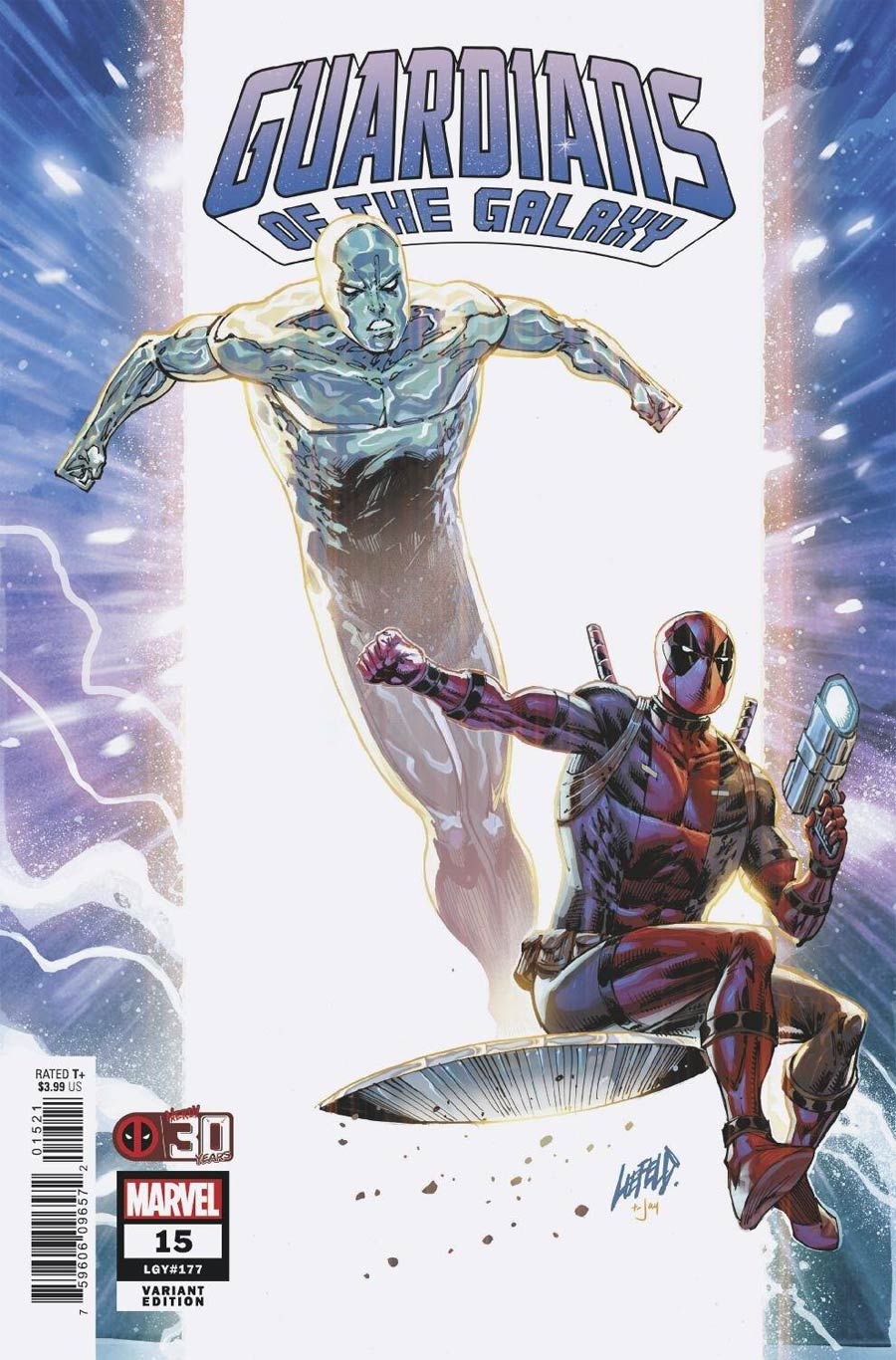 Guardians Of The Galaxy Vol 6 #15 Cover D Variant Rob Liefeld Deadpool 30th Anniversary Cover