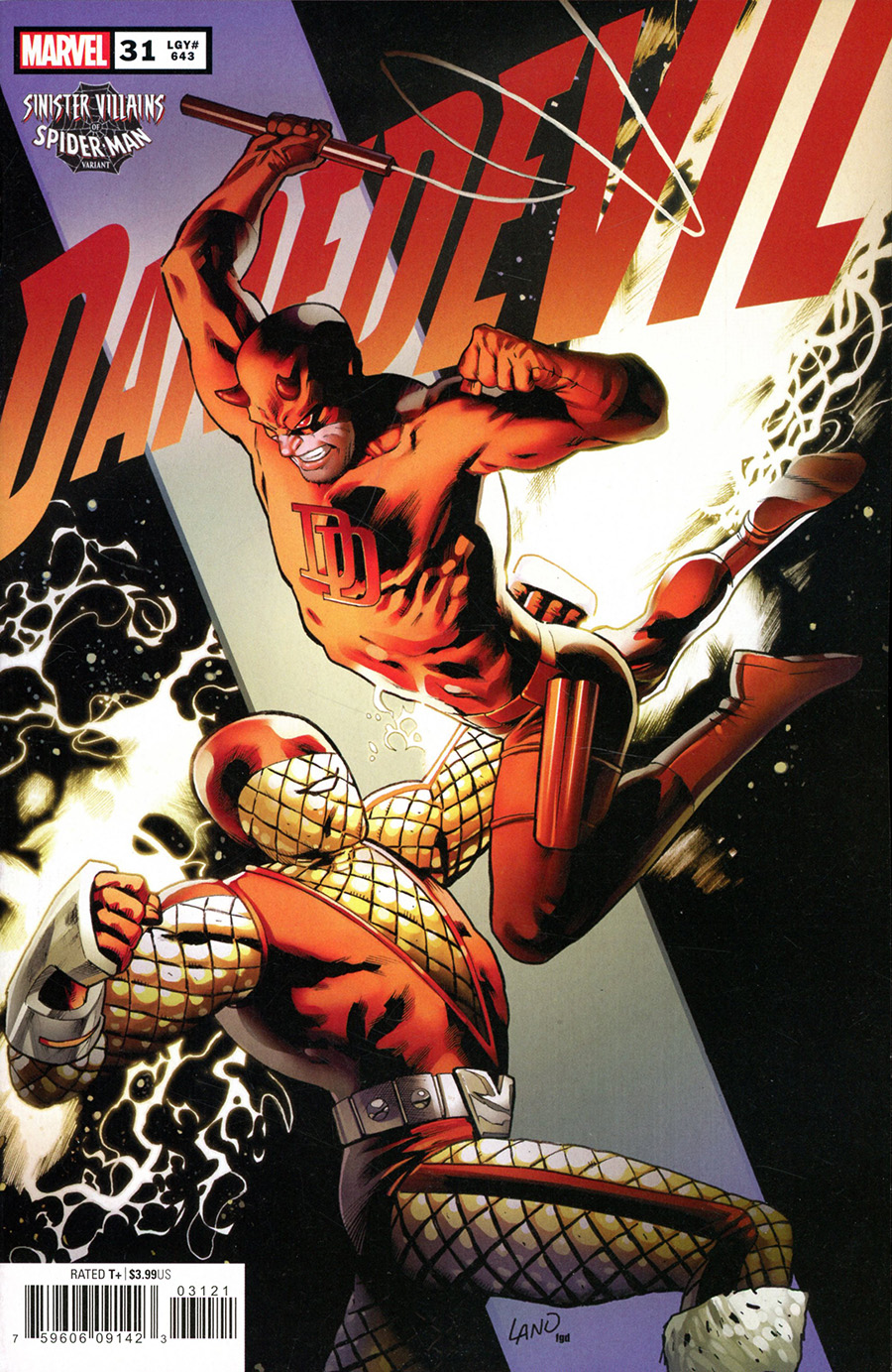 Daredevil Vol 6 #31 Cover B Variant Greg Land Spider-Man Villains Cover