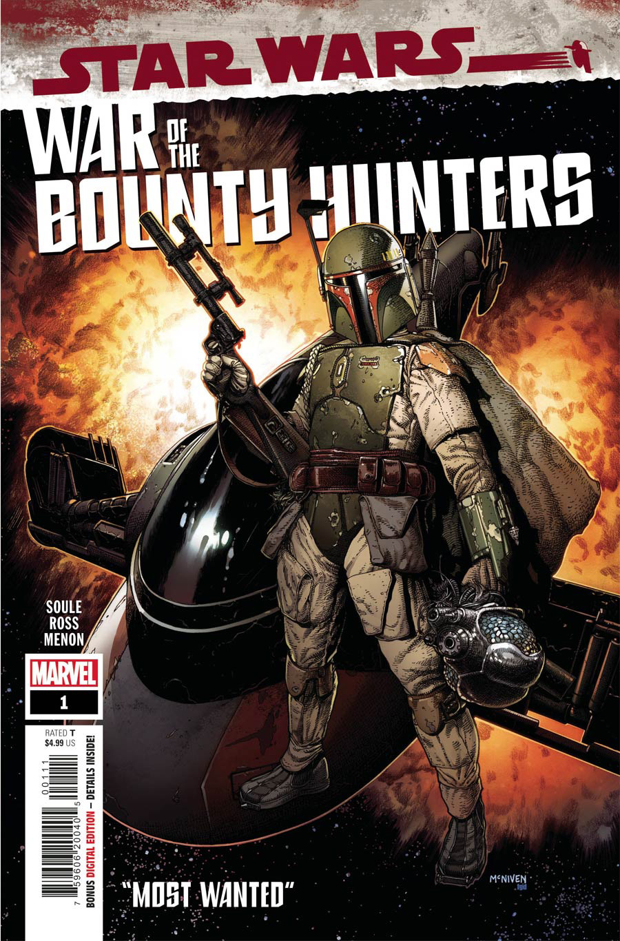 Star Wars War Of The Bounty Hunters #1 Cover A Regular Steve McNiven Cover