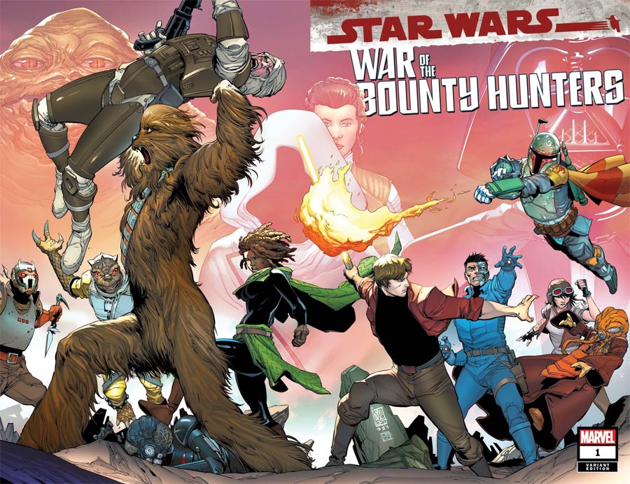 Star Wars War Of The Bounty Hunters #1 Cover C Variant Giuseppe Camuncoli Wraparound Cover