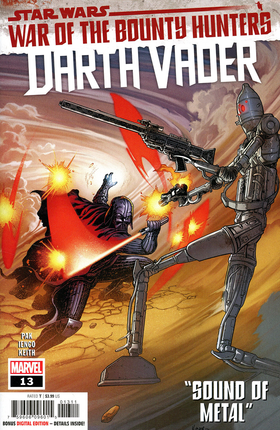 Star Wars Darth Vader #13 Cover A Regular Aaron Kuder Cover (War Of The Bounty Hunters Tie-In)