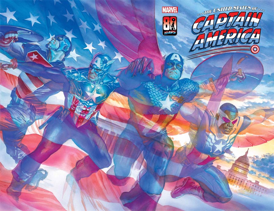 United States Of Captain America #1 By Alex Ross Poster - Midtown