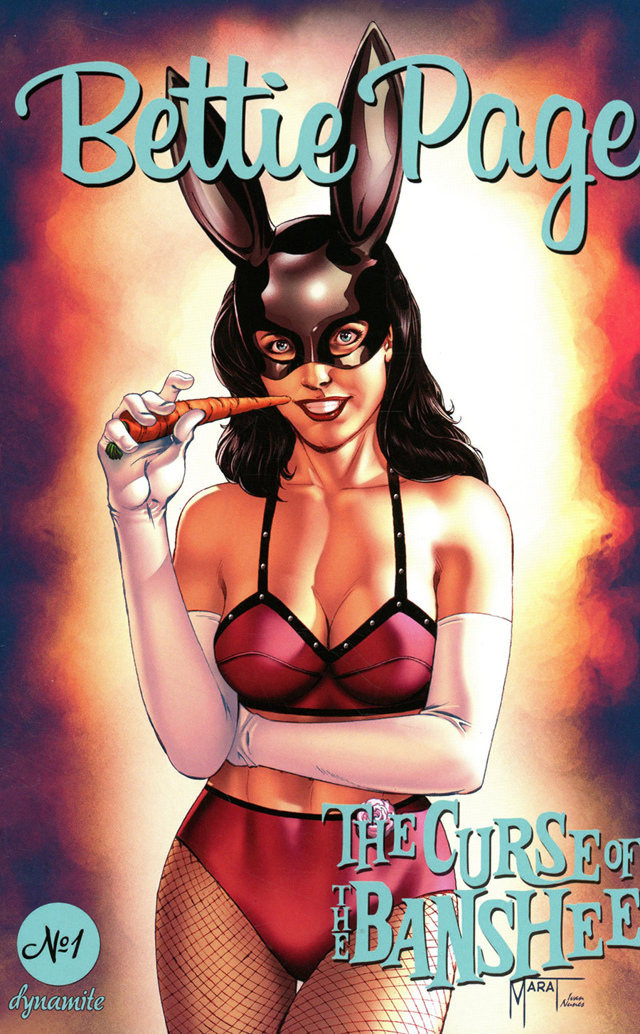 Bettie Page And The Curse Of The Banshee #1 Cover A Regular Marat Mychaels Cover